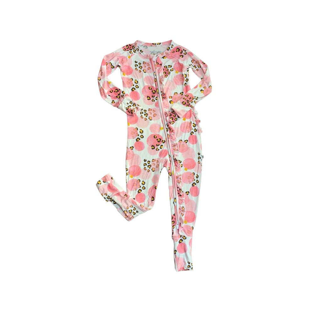 Sophia Rose Bamboo Ruffle Zippy
